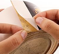 Vista 5 de Dura-Gold Papel de lija Longboard PSA 40 grano dorado premium, rollo de 10 yardas, 2-3/4" de ancho, autoadhesivo con respaldo pegajoso, rollo