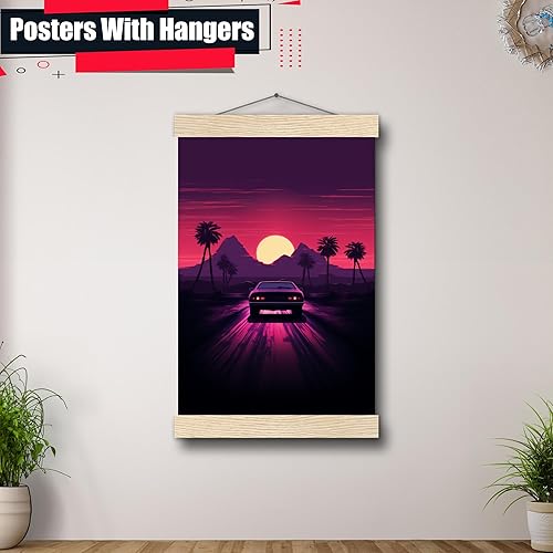 Miniatura 5 de Unique Synthwave Style Retro Art, 80s style art, framed poster print, guest room art, cool living room art, Art Print, poster Prints