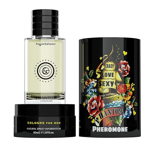 Perfume fantasma de colonia para hombre, aceite de feromonas original para hombre y mujer, aromático amaderado (Fougère)-1.67oz 50mL