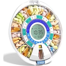 Betife 2nd Gen Automatic Pill Dispenser for Elderly with Alarm Green