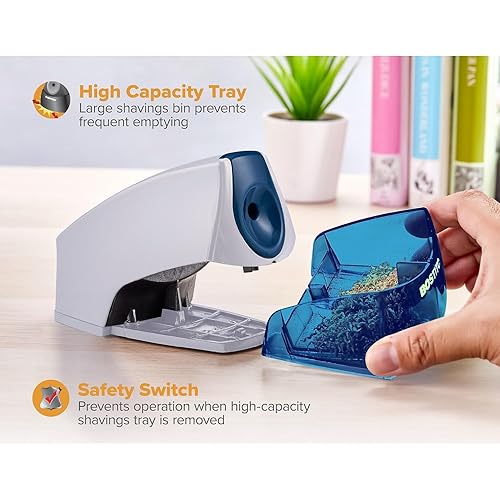 Miniatura 4 de Bostitch - Sacapuntas eléctrico personal, azul (EPS4-BLUE)