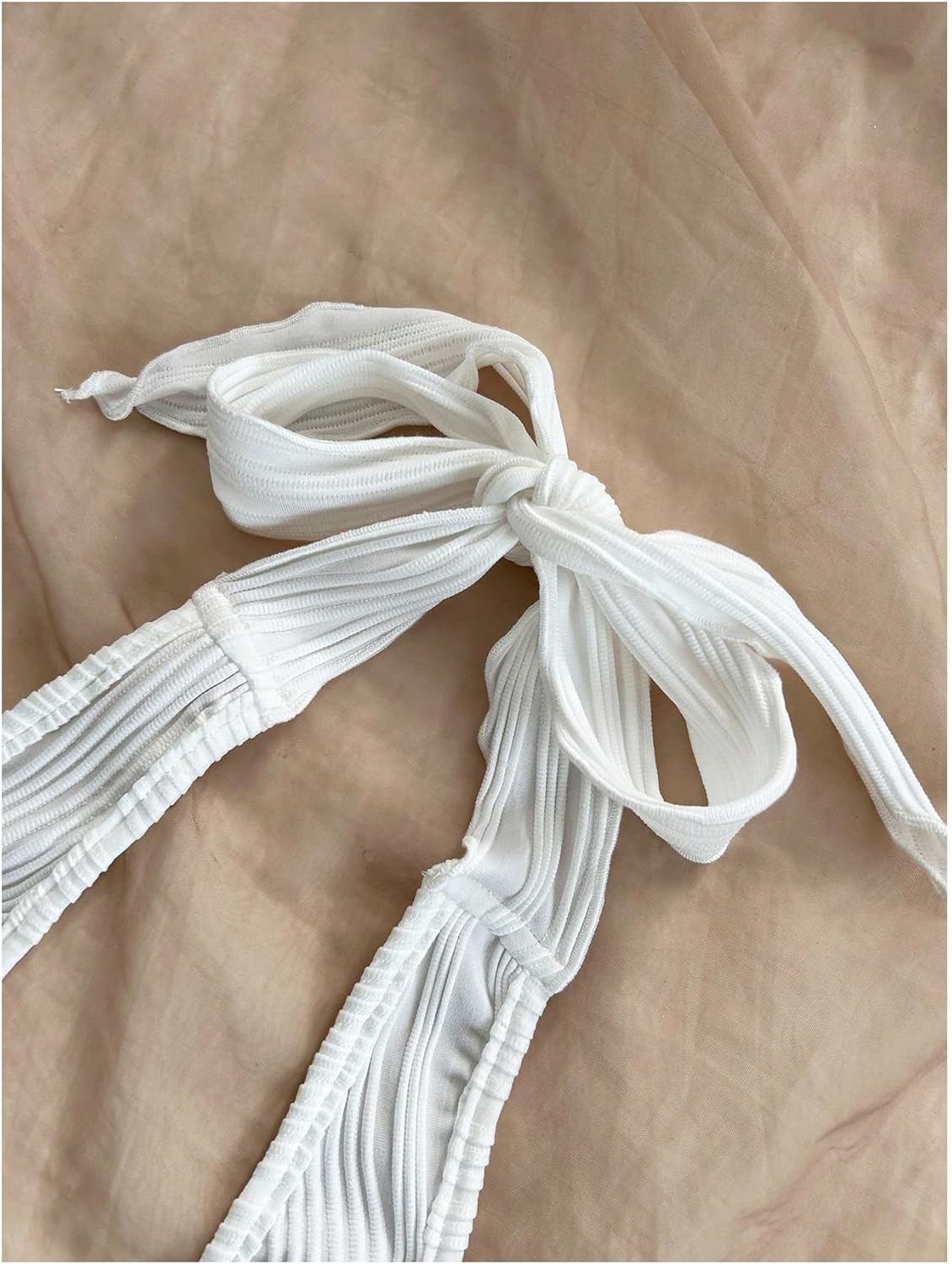 Milumia Women's Sexy Slit Baxkless Halter Top Y2k Going Out Crop Tank Tops Going Out - Image 5