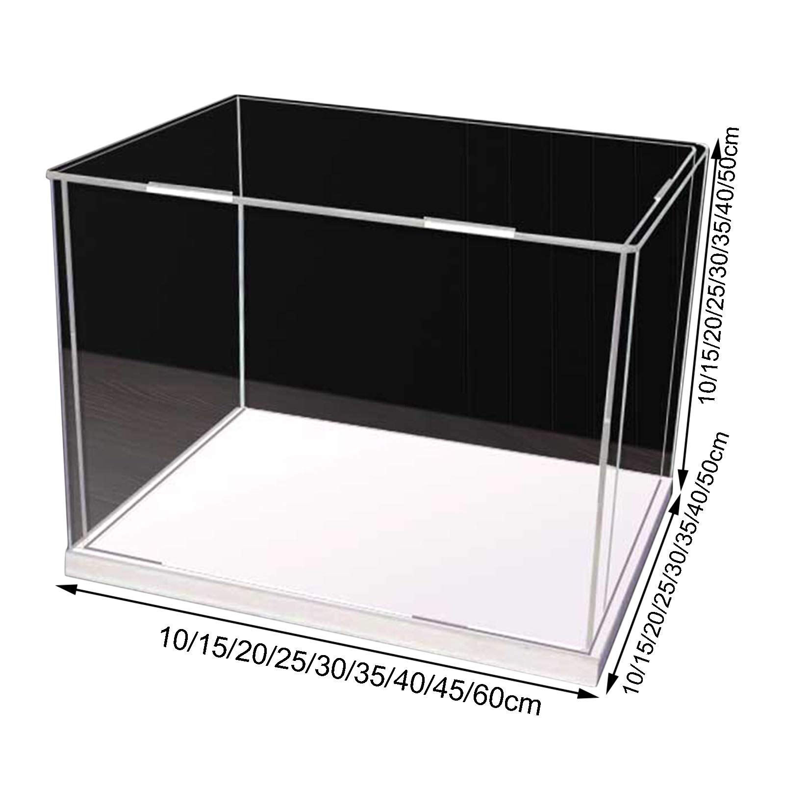 Caja de vitrina acrílico
