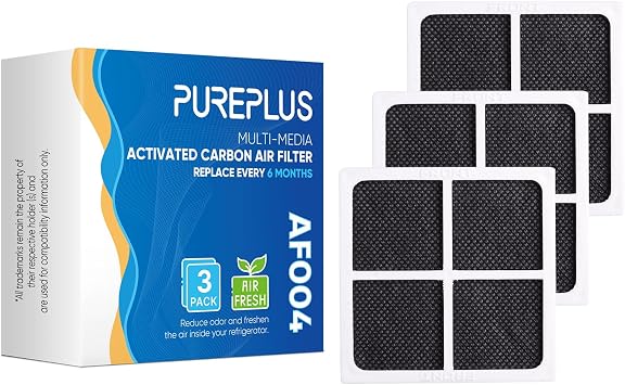 PUREPLUS AF004 Replacement for LG LT120F Refrigerator Air Filter 3PACK