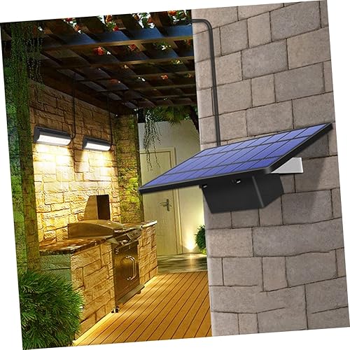 Miniatura 4 de Uonlytech 1 Unidades de luz solar de pared al aire libre al aire libre aplique de noche luz solar lámpara de noche lámparas solares interior luz