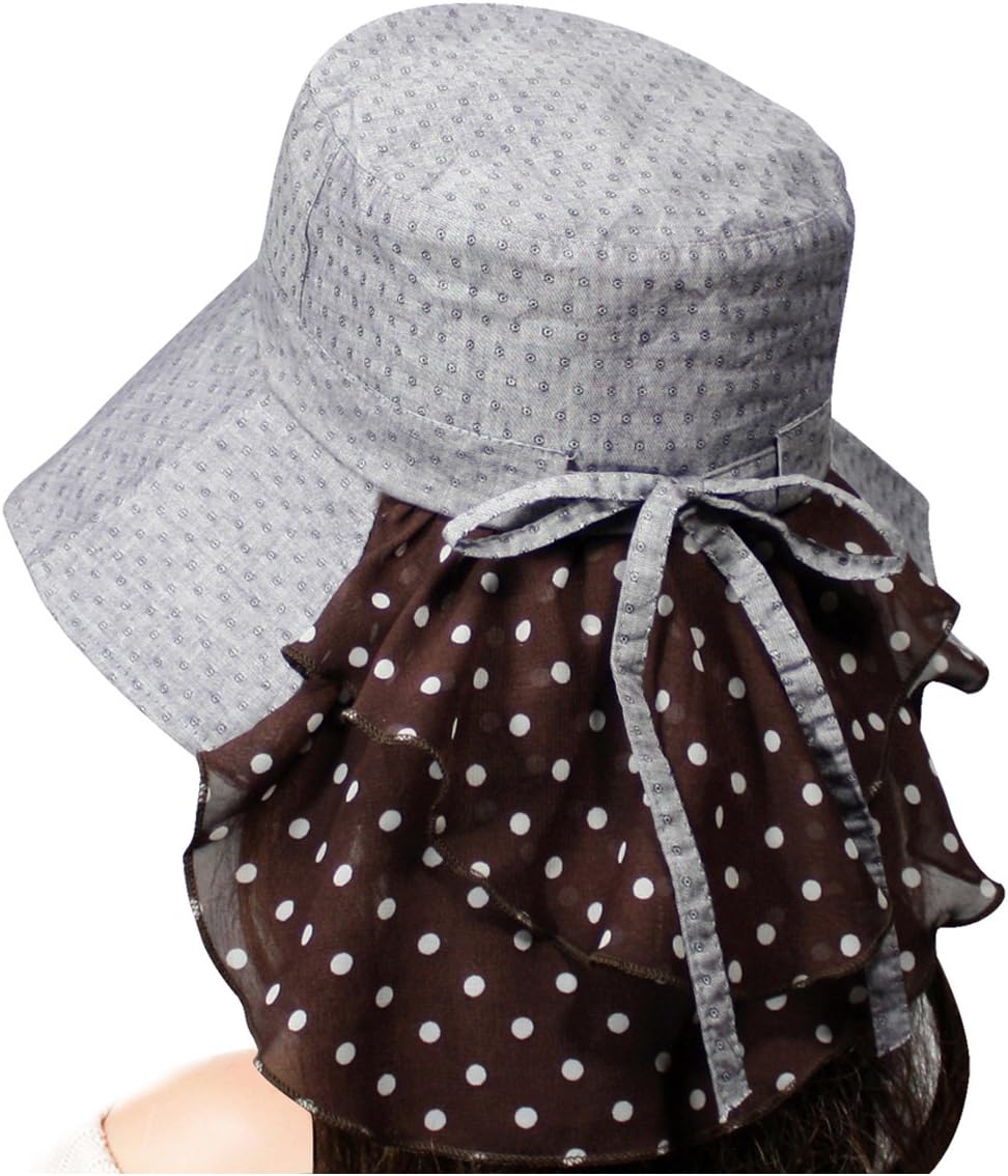 Adjustable Wide Brim Solid Color Summer Sun Hat by Dahlia