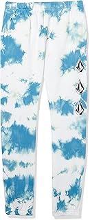 Volcom Little Iconic Stone Fleece Sweatpants (Big Boys & Little Boys Sizes), Lime Tie Dye, 2