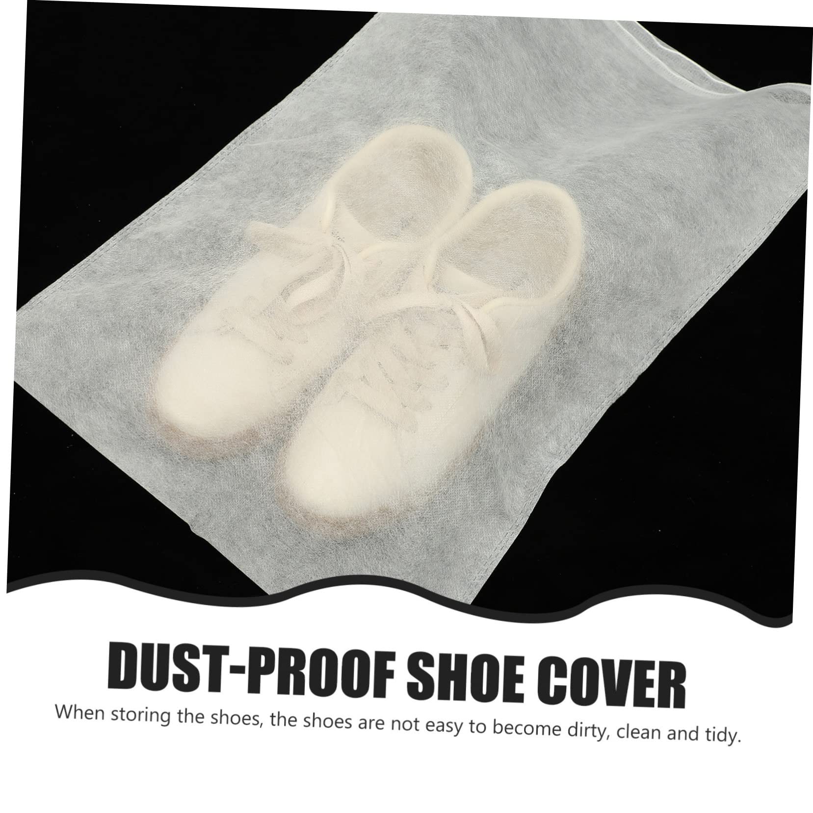 Sacchetti Sacchetti Porta Scarpe Non Tessuto 50 Pezzi per Scarpe da Viaggio per Organizzare e Proteggere Bianco Lavabili Buona Traspirabilità