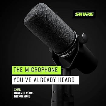 【新品未開封】SHURE SM7B シュア 単一指向性ダイナミックマイク Amazon.co.jp: SHURE シュア ダイナミックマイク SM7B