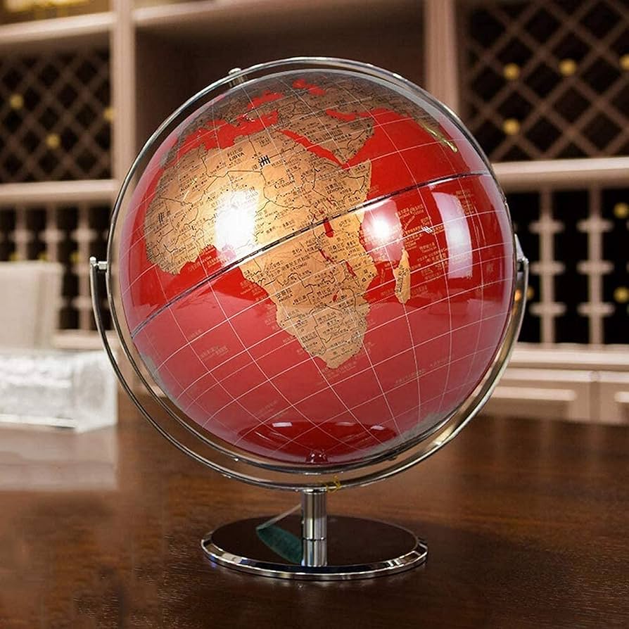 ミ_カ_地球儀 ヨーロッパ 世界地図 家具部品 装飾 /K192 ミ_カ_