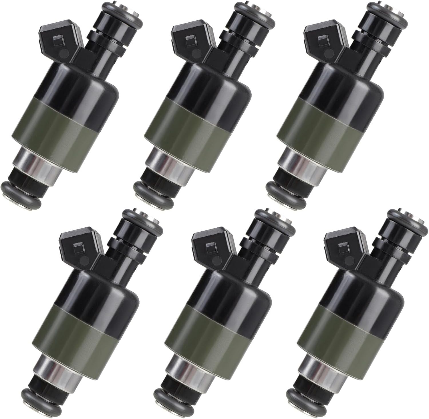6Pcs Fuel Injectors ANGLEWIDE FJ95 Fuel Injectors Set fit for 1994-1999 for Buick for Centur/for Regal, 1995-1999 for Chevrolet for Monte Carlo, 1994-1996 for Pontiac for Grand Prix, 6 Holes