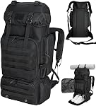 80L Sac à dos de randonnée Camping Rucksack Grand Knapsack en plein air Voyage Escalade Alpinisme Trekking Sac pour hommes Femmes
