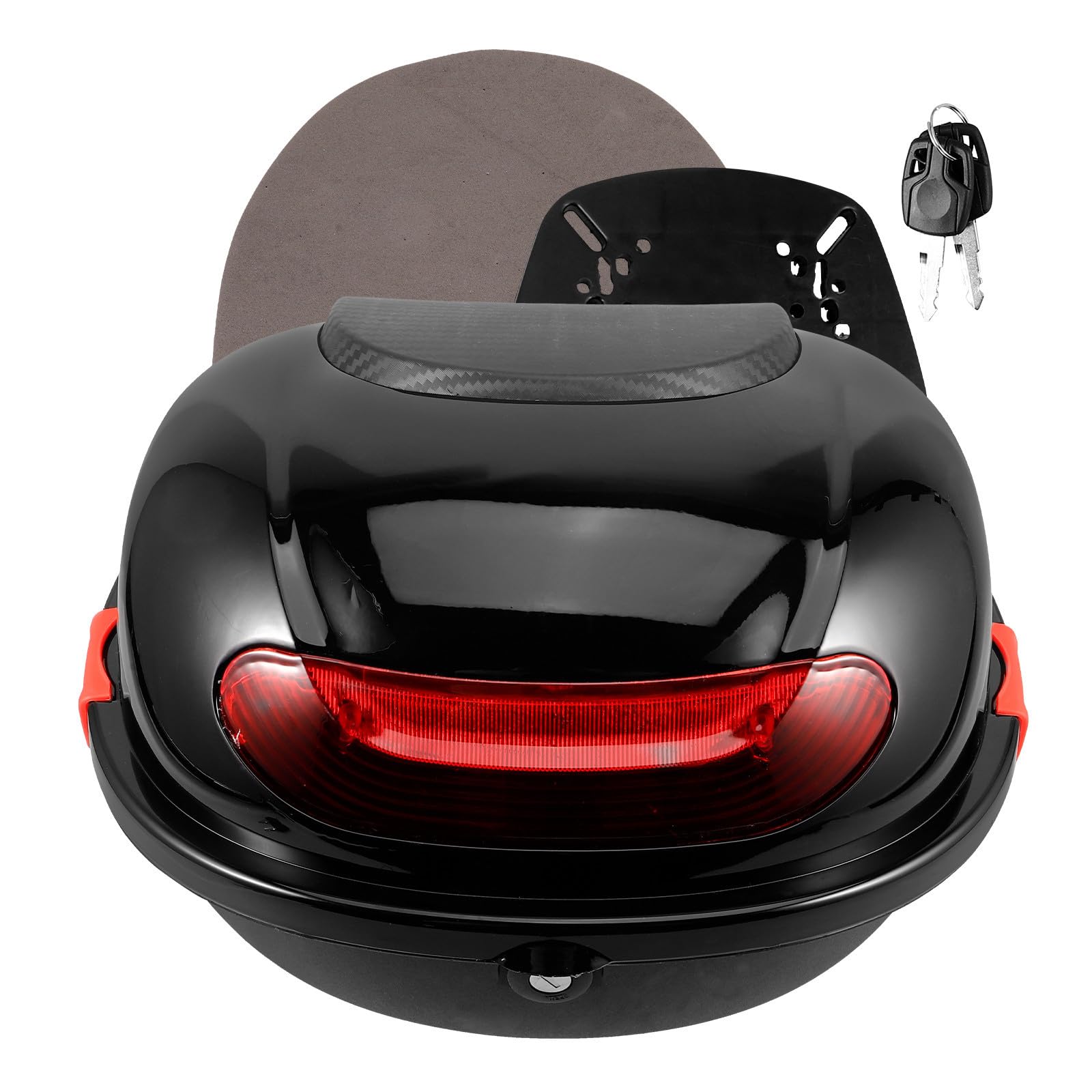 Bauletto Moto Posteriore, Top Case Pp con Schienale, Robusto