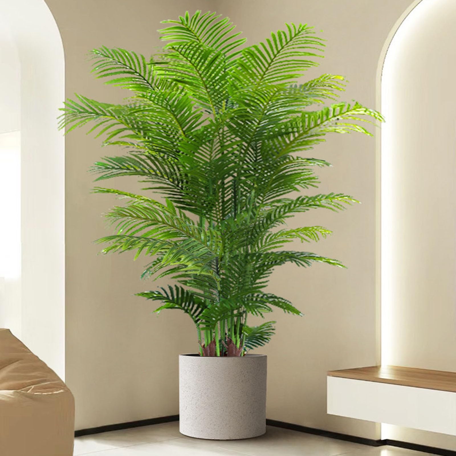 Sztuczna roślina, sztuczne drzewo, dekoracja wnętrz do salonu/sypialni/biura/lobby hotelu – sztuczna roślina doniczkowa (styl 1,150 cm)
