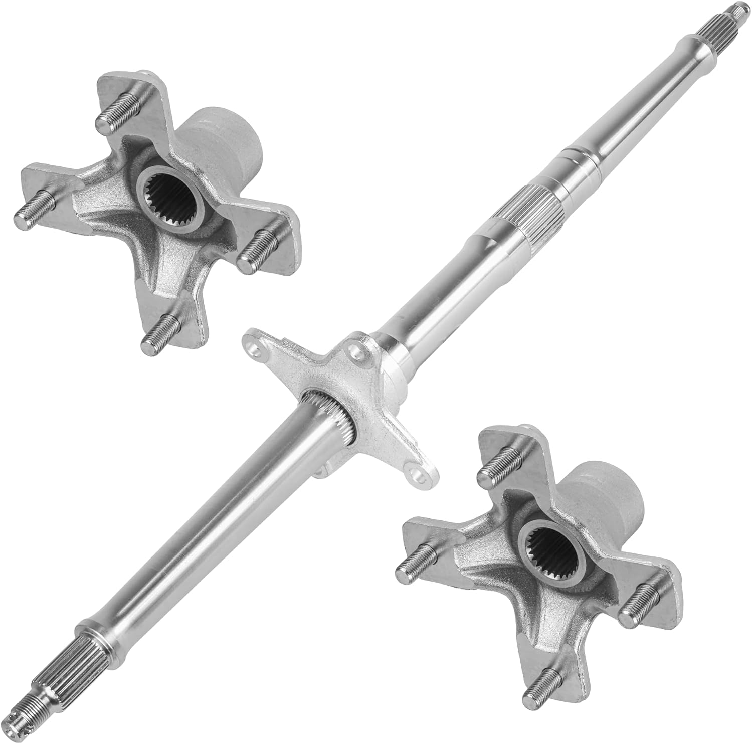 Caltric Rear Axle Shaft and Wheel Hubs Compatible with Honda TRX300EX TRX300X Sportrax 300 1993-2009