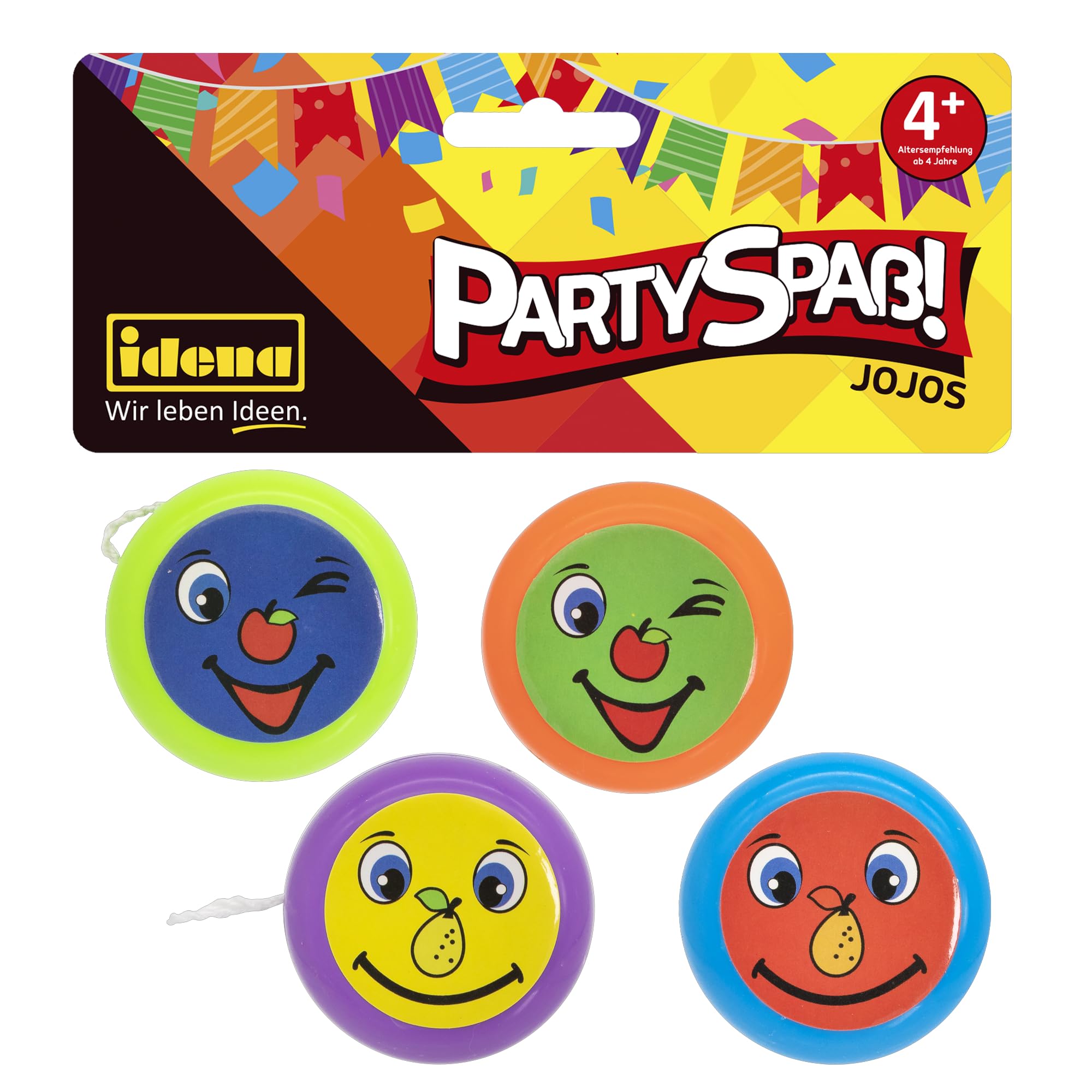 Image secondaire de Set de 16 Yoyos Colorés Idena - Cadeaux d'Anniversaire Amusants pour Enfants