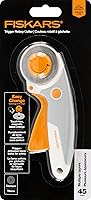 Vista 1 de Fiskars Cortador giratorio con disparador de cambio fácil (45 mm) Blanco