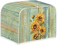 Vista 17 de doginthehole Cubierta para tostadora de libélula para cocina, fundas de electrodomésticos pequeños, estilo bohemio, para microondas, tostadora