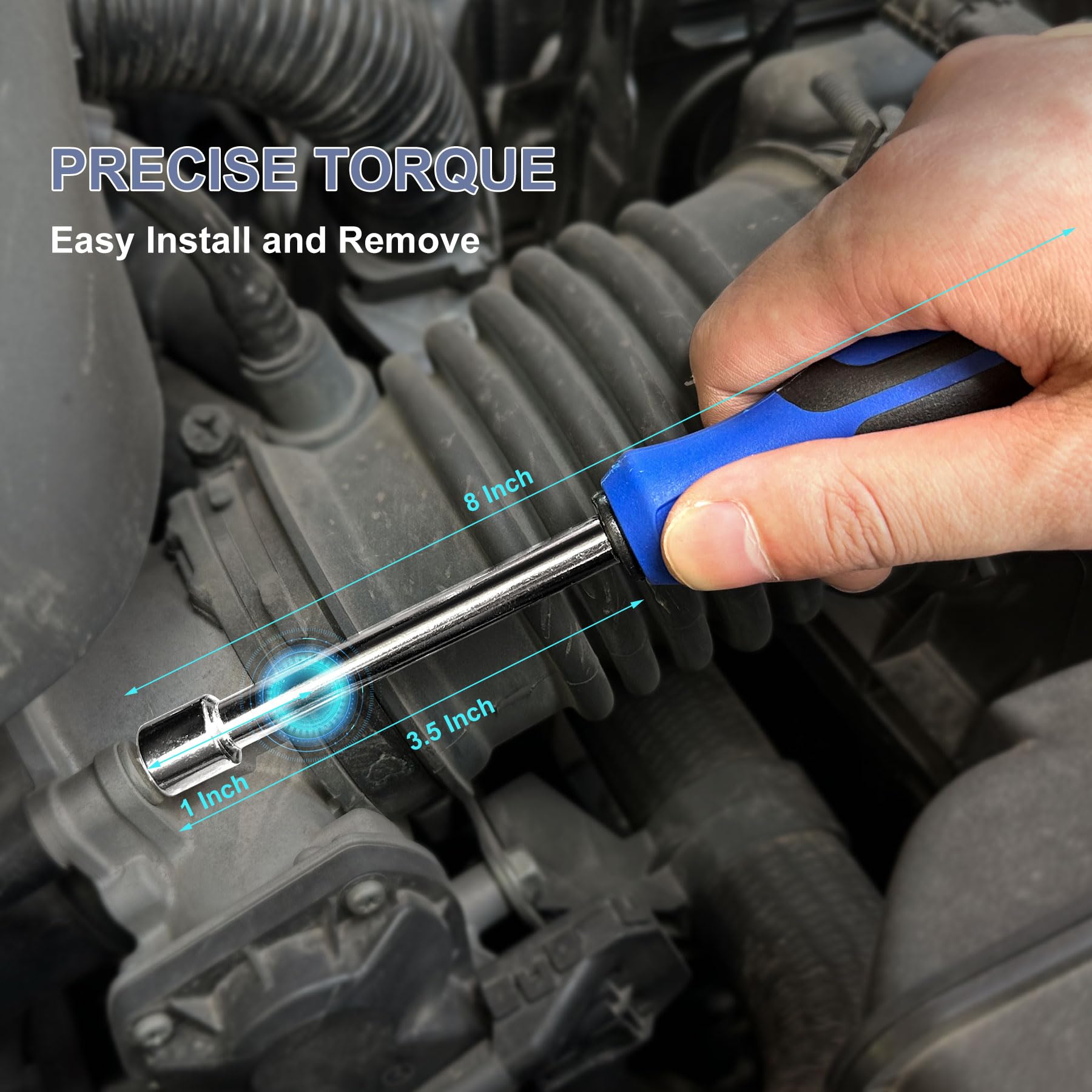 WOTAHI 7-Piece Nut Driver Set - CR-V Steel -5 WOTAHI 7-Piece Nut Driver Set - CR-V Steel -5