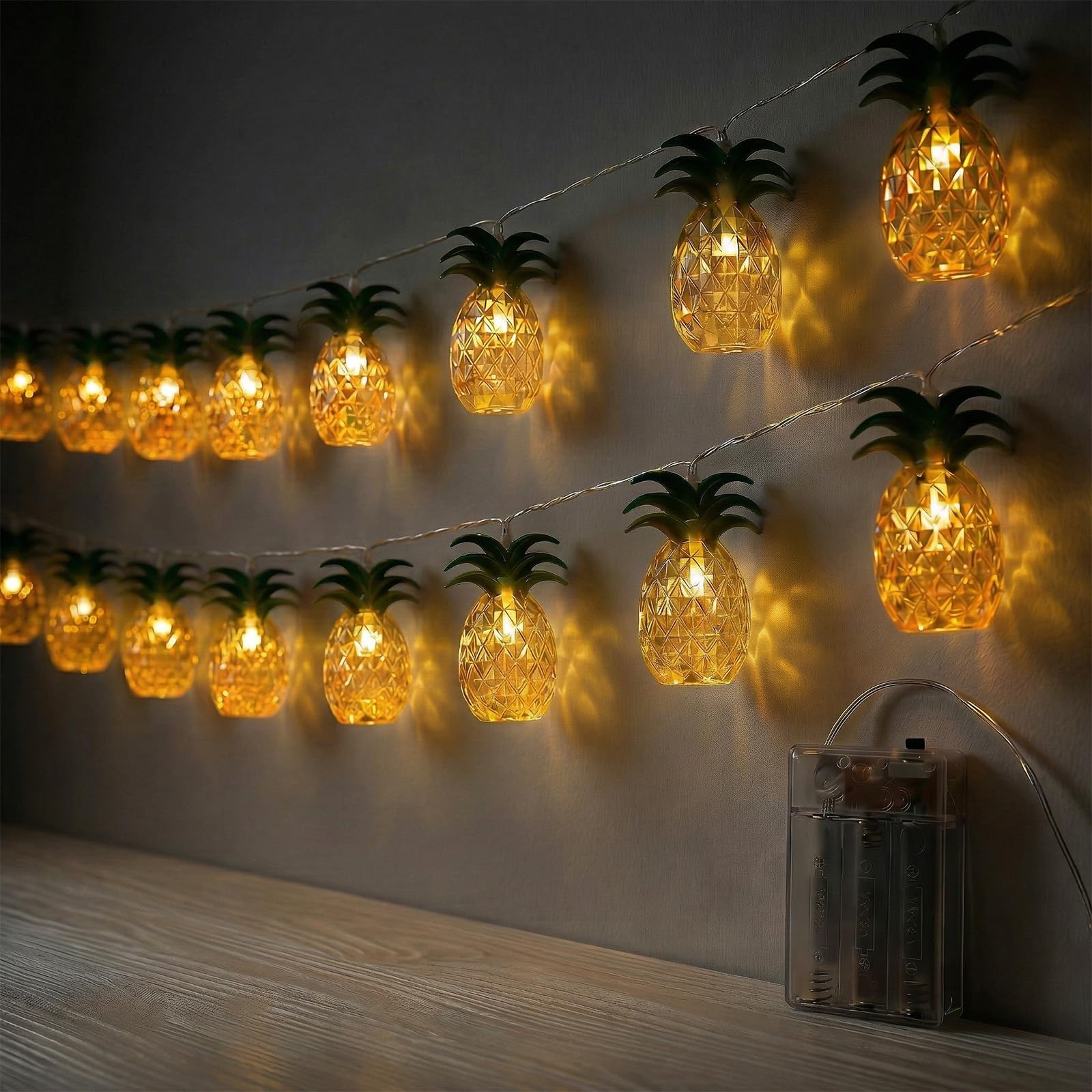 Ananas Lichterketten, Tropische Lichterkette Hawaii, 3 Meter