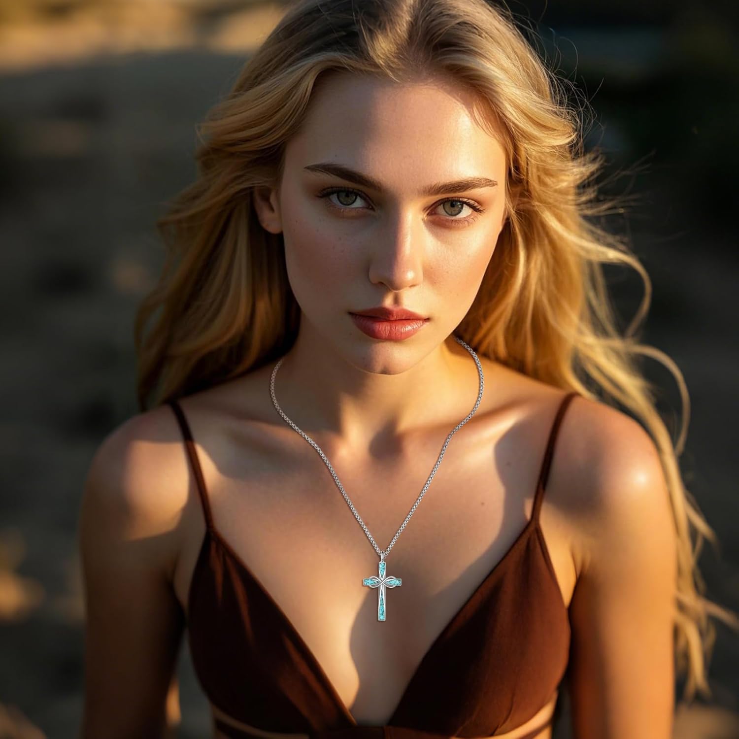 ONEFINITY Cross Urn Necklaces for Ashes 925 Sterling Silver Infinity Cross Ashes Necklace Cremation Jewelry for Ashes Keepsake Memory Jewelry - Image 2