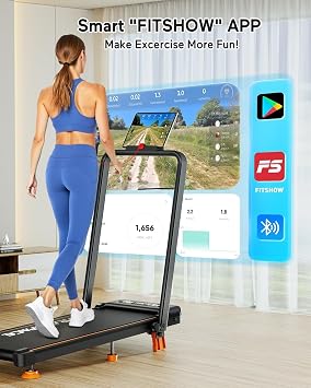 Walking Pad Treadmill with 10% Adjustable Incline & Handle Bar, 4 in 1 Portable Compact Low Noise Treadmill for Home Small Space, APP Control Under Desk Walking Pad, 3.5HP, 350LBS Weight Capacity 011