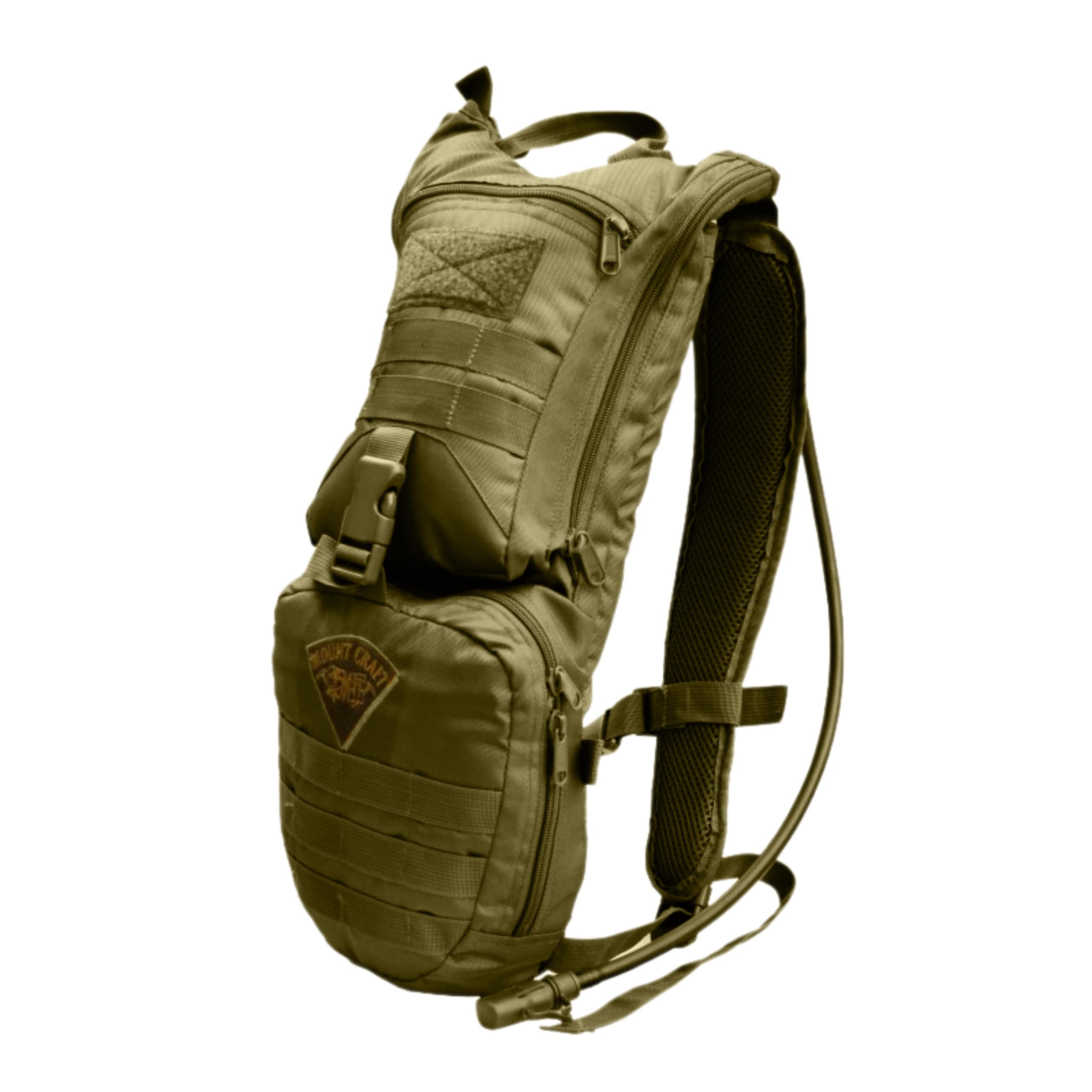 Military Grade Tactical Hydration Backpack MOLLE with 3L Water Bladder Lightweight Leakproof Hydration Pack for Hiking, Running, Cycling, MTB, Camping, Marathon & Outdoor Sports(OliveGreen)