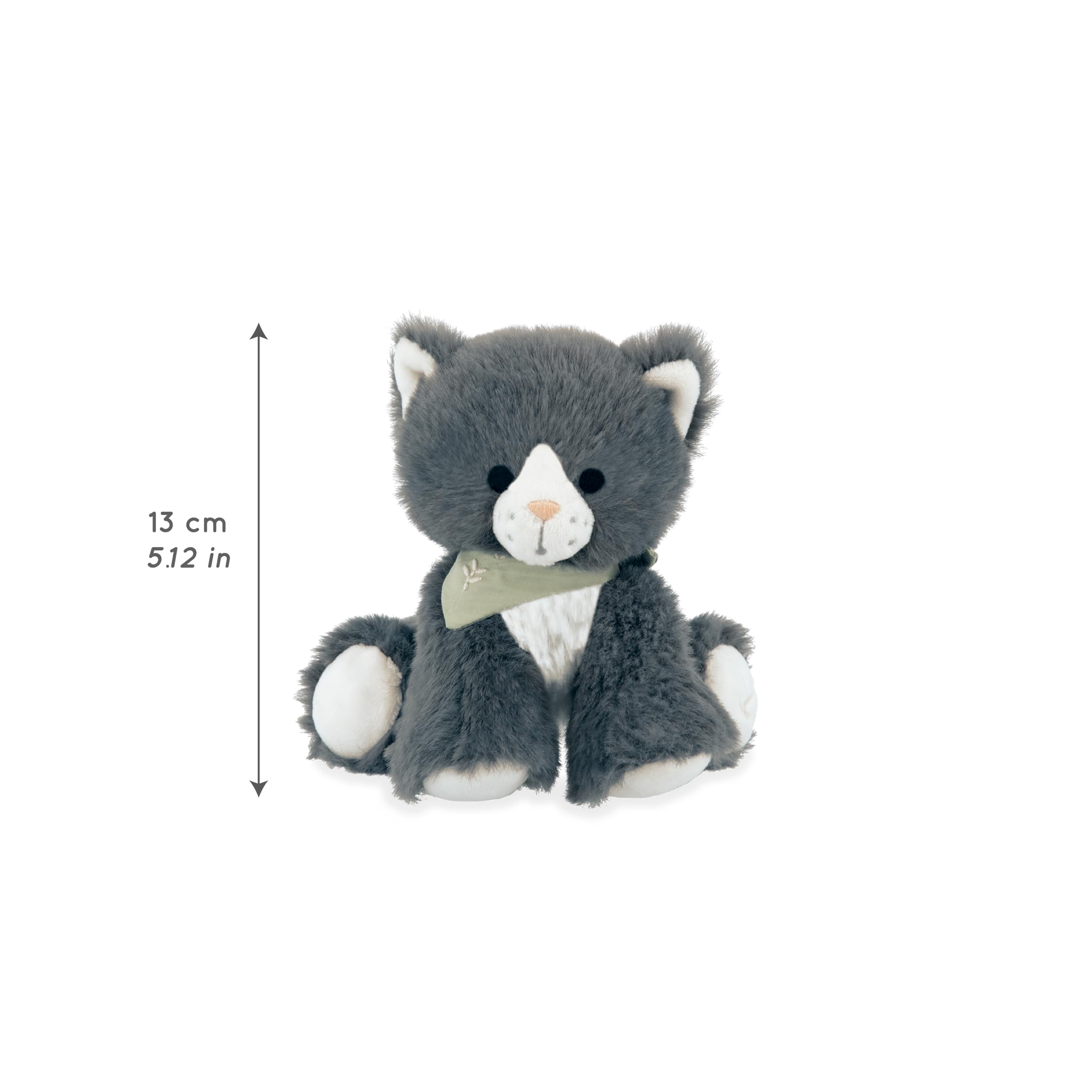 LES AMIS CHAT CHAMALLOW SMALL, Gray, 13cm - Image 4