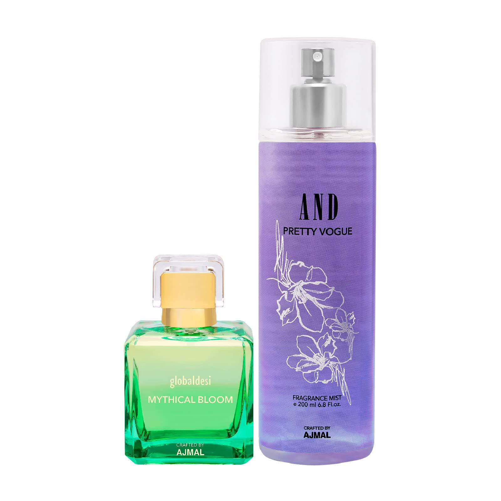 Global Mythical Bloom Trance EDP 50ML & AND Pretty Vogue Body Mist 200ML-image-39