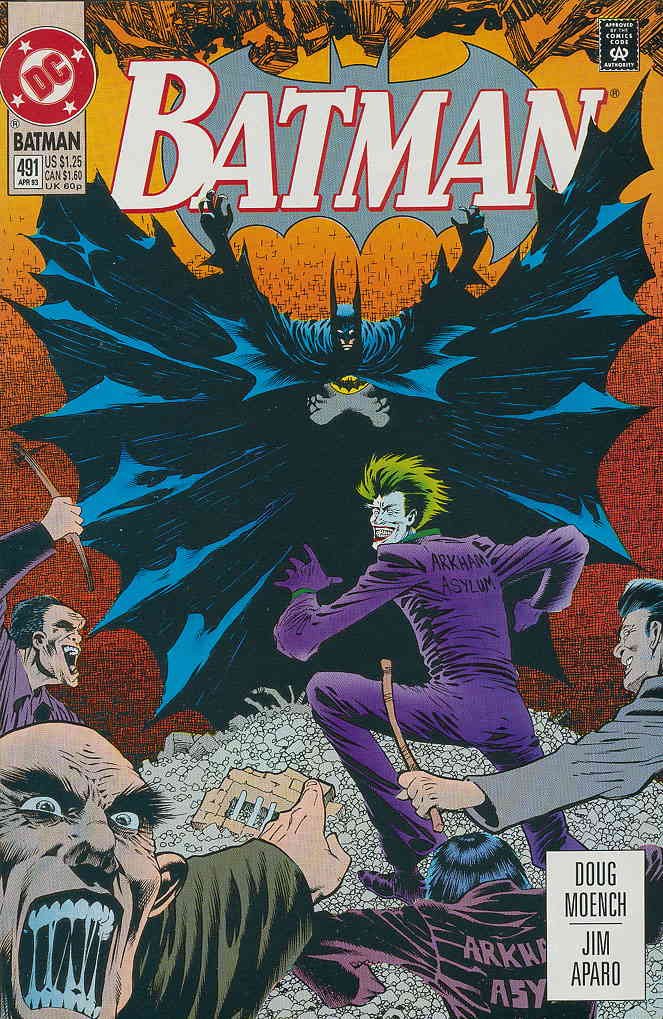 Amazon.com: Batman #491 DC | Comic Book Joker Kelley Jones 1st