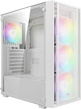 Gaming Computer Desktop Gaming PC New 8-Core RYZEN 7 CPU 4.6 Ghz Turbo 32GB RAM 1TB SSD NVME Radeon Graphics Plug and Play Tower RGB Lights PC System Windows 11 Pro