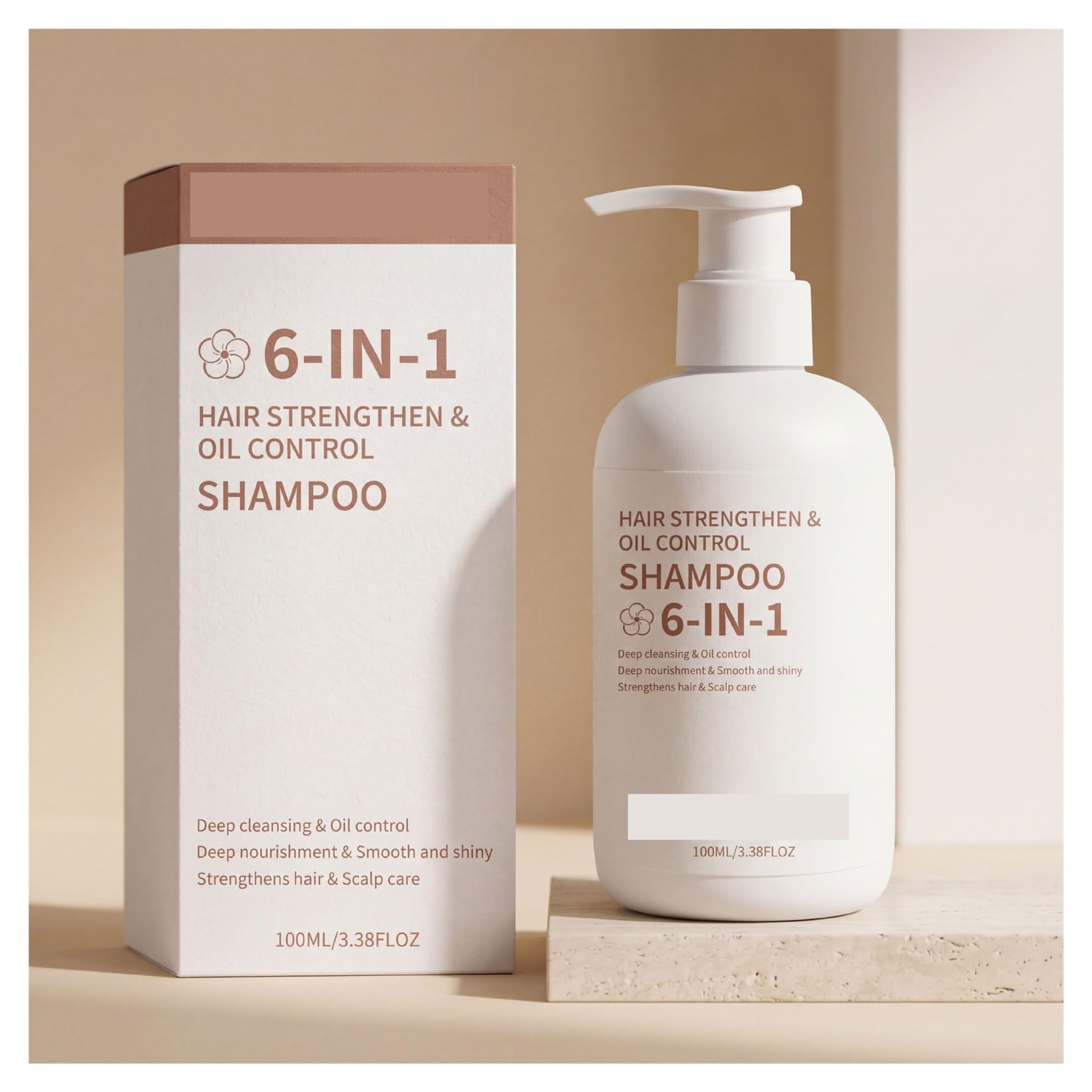 Champú suavizante y control de grasa | Limpio, controlador de grasa, suave y sedoso.(3pcs)