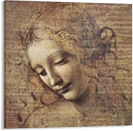 Amazon モナリザポートレートアートポスター キャンバスプリント イラストアート 芸術的な壁の装飾 リビングルーム オフィス 寝室の装飾壁画 私たちが言うこと16 16インチ 40 40cm ウォールステッカー オンライン通販