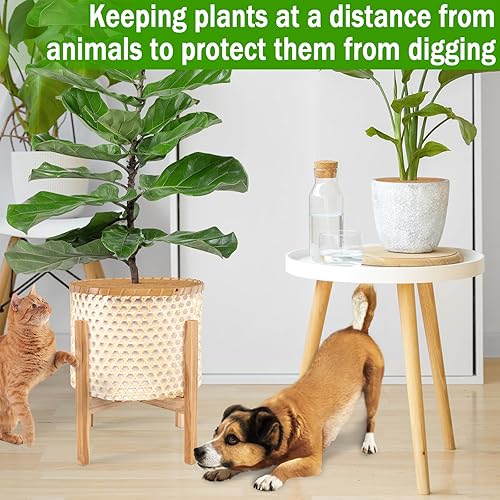 Miniatura 6 de ZeeDix 3 alfombrillas protectoras de fibra de coco, 14 pulgadas, protección de árbol de coco de coco, alfombrillas de anillo de árbol, cubierta de