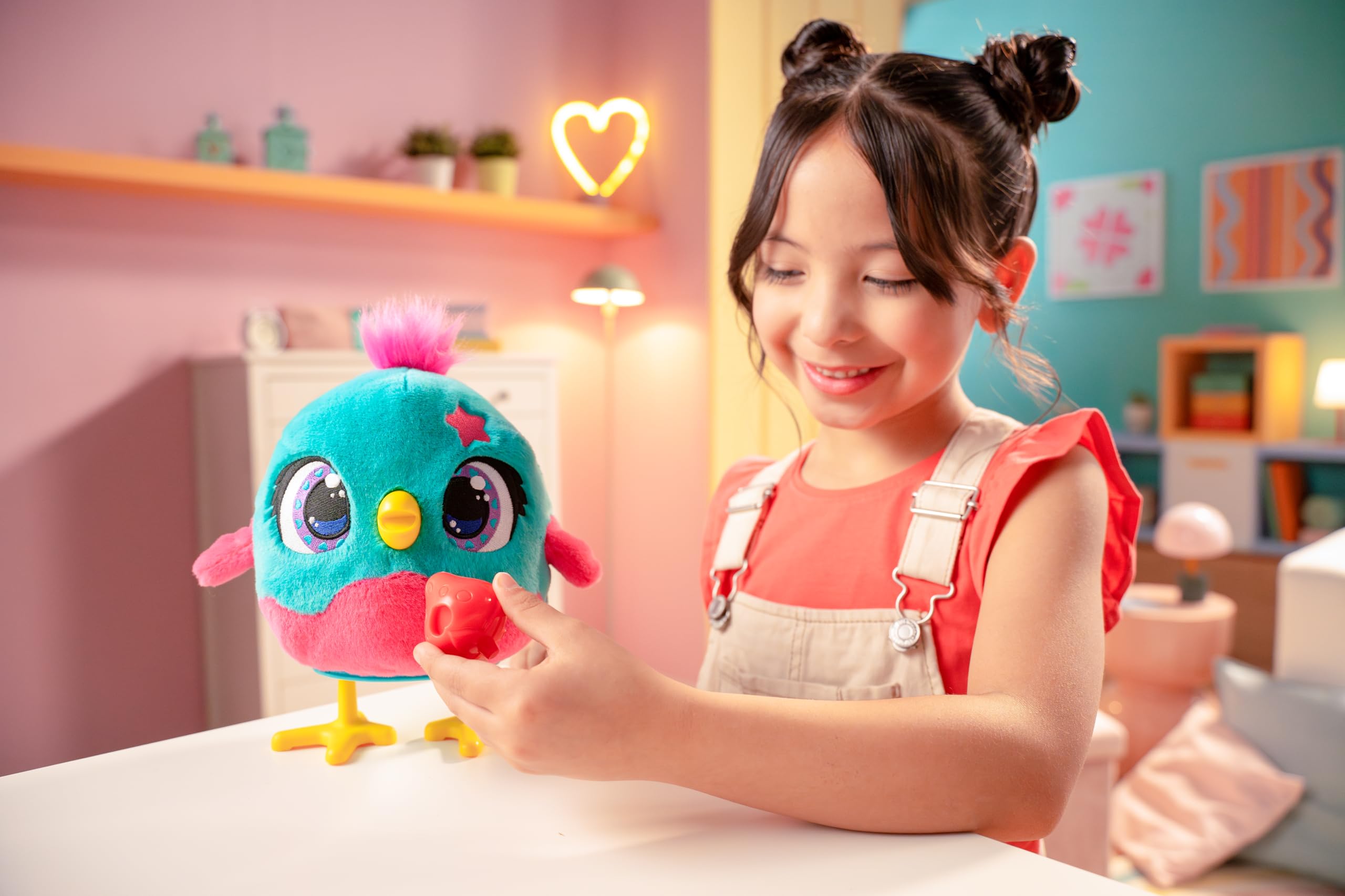 Funtasy Family Chick a Boo, Electronic Kids Chicken Toy, Cute Interactive Plush Pet & Adorable Hen, 50+ Sounds & Reactions - Image 2
