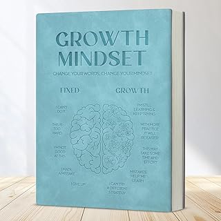 Growth Mindset Notebook Mental Health Therapy Journal Positive Affirmations Motivational Gifts for Women Teen Girls