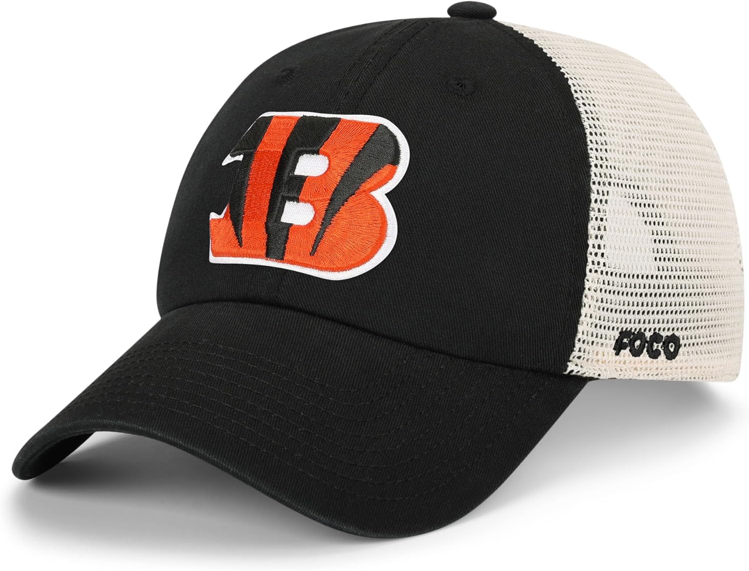 FOCO NFL Mens NFL Team Logo Casual Mesh Trucker Hat Caps