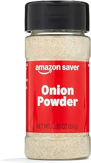 Amazon Saver Onion Powder 2.35 Oz - Affordable Essential for Dressings, Marinades, Rubs & Seasonings
