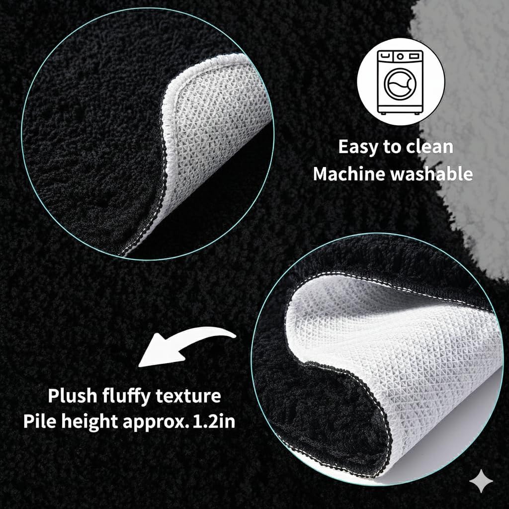 8 Ball Rug – 40" Trendy Hypebeast Y2K Designer Rug, Stussy Style Funky Aesthetic Floor Carpet for Bedroom and Living Room, Cool Unique Decor (Extra Large)