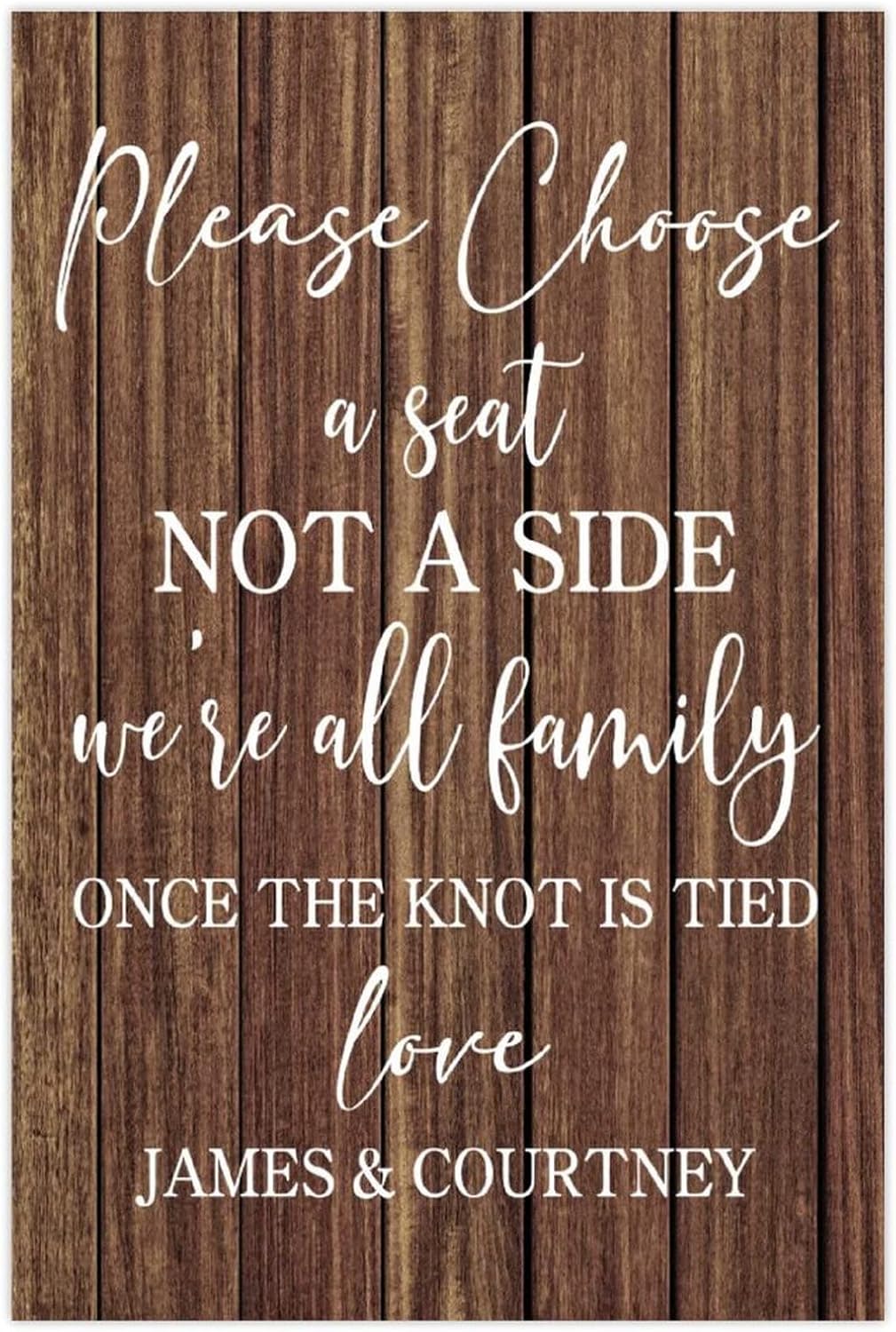 Our Love Story Sign Wedding Date Wall Art Decorative Signs Rustic Wood Sign Custom Wall Art Wood Plaque Sign Home Decor for Bedroom Front Door 16x20 Inch