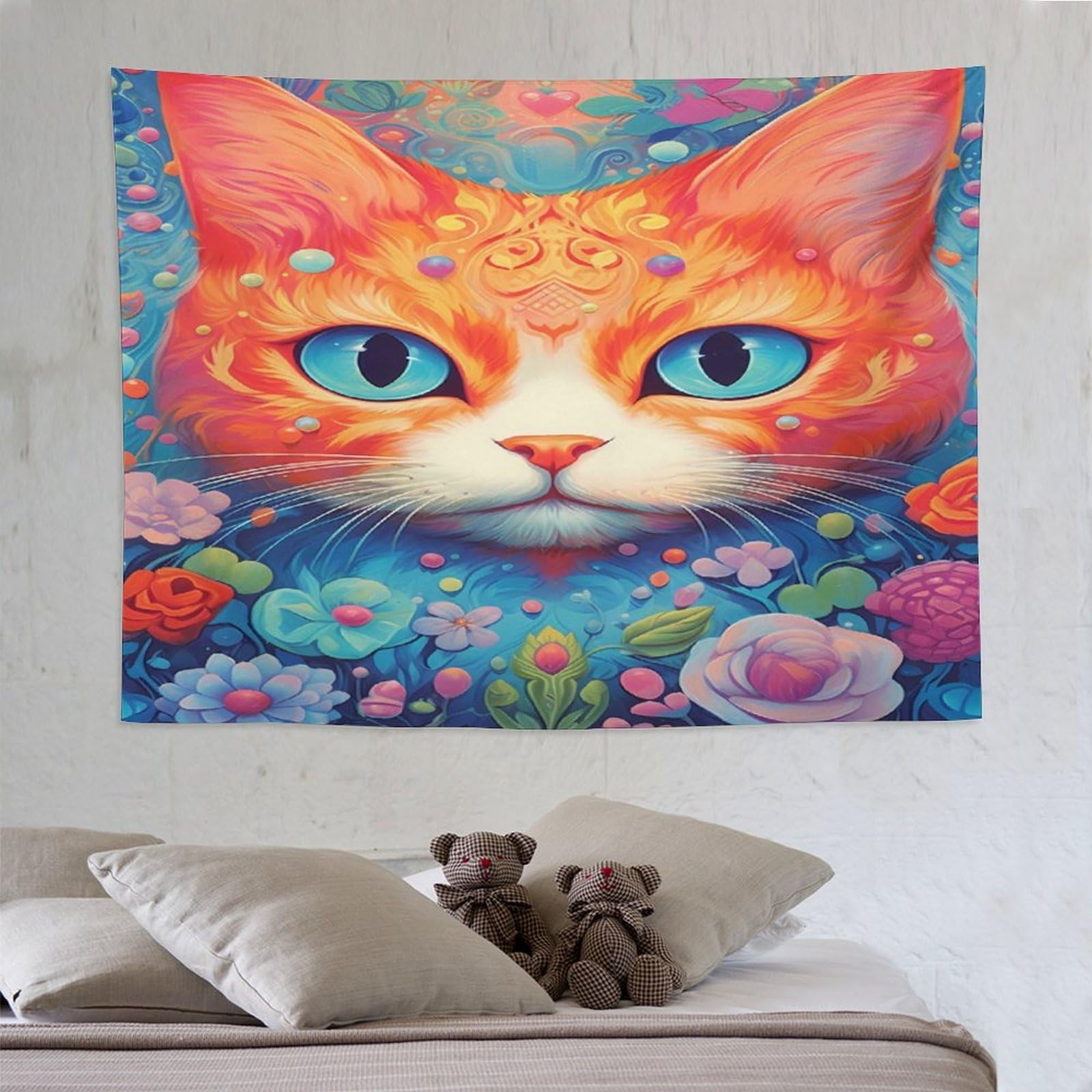 Tenture murale tigre PAZZK | Idée cadeau décoration originale - 8