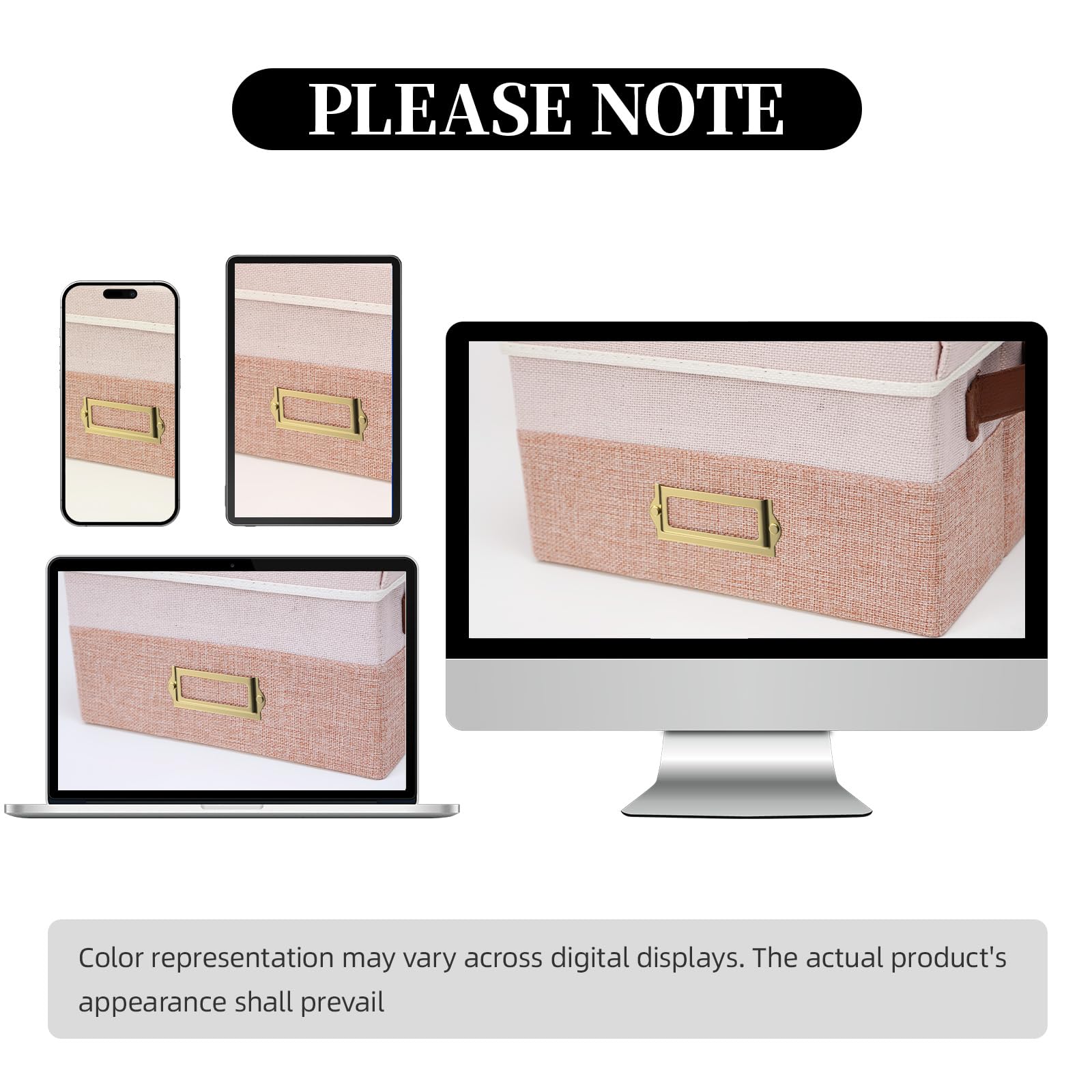 Vienrose Greeting Card Organizer Box with 20 Removable Dividers, 84 Labels, Large Capacity Foldable Storage Box for Photos, Postcards, Stickers & Keepsakes, Portable Linen Organizer, Pink&Lotus
