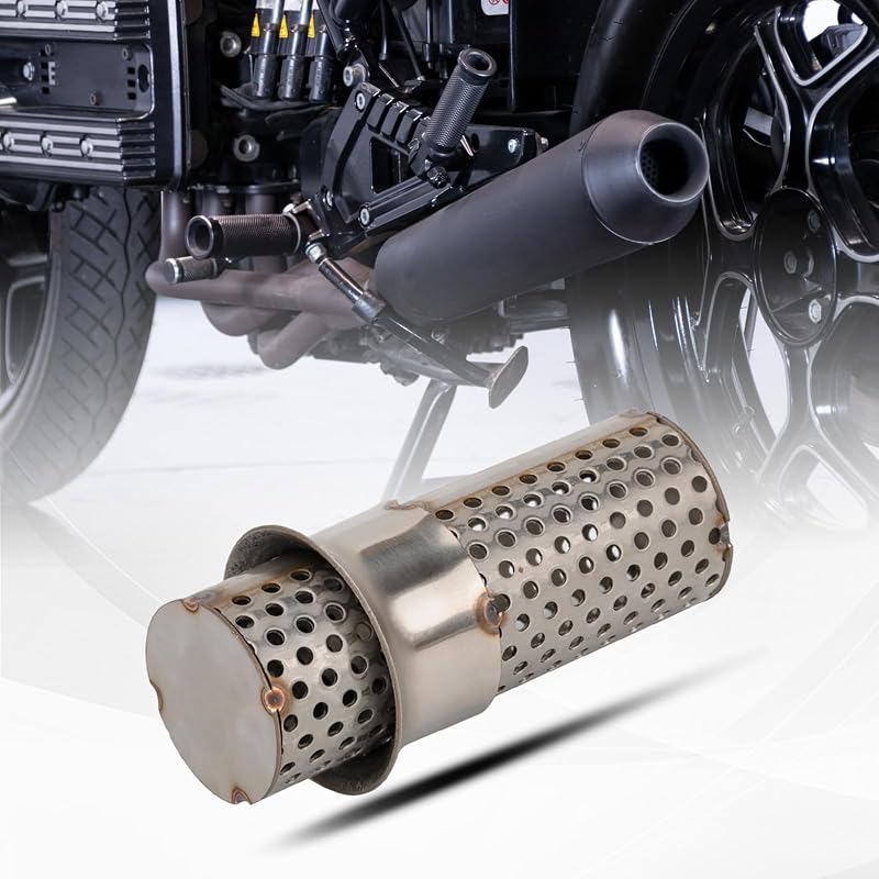 Motocicleta DB Killer 51 mm Silenciador universal Deflector Eliminador de ruido extraíble Silenciador de tubo de escape de motocicleta Ajuste para Harley Honda Kawasaki Suzuki Yamaha (modelo de orificio de aire)