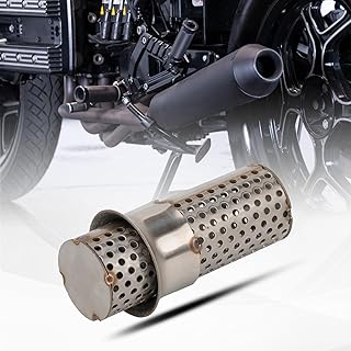 Motorcycle DB Killer 51mm Universal Muffler Silencer Baffle Removable Noise Eliminator Motorcycle Exhaust Pipe Muffler Fit for Harley Honda Kawasaki Suzuki Yamaha (Air Hole Model)
