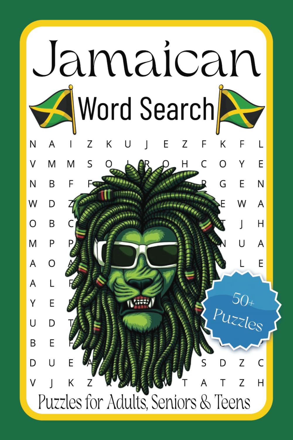Jamaican Word Search Puzzle Book: Word Searches with Easy to Read Print about Jamaica, Reggae, Beaches and more | 6x9 inches, 110 pages | 50+ puzzles … Gift for Vacations, Holidays and Free Times.