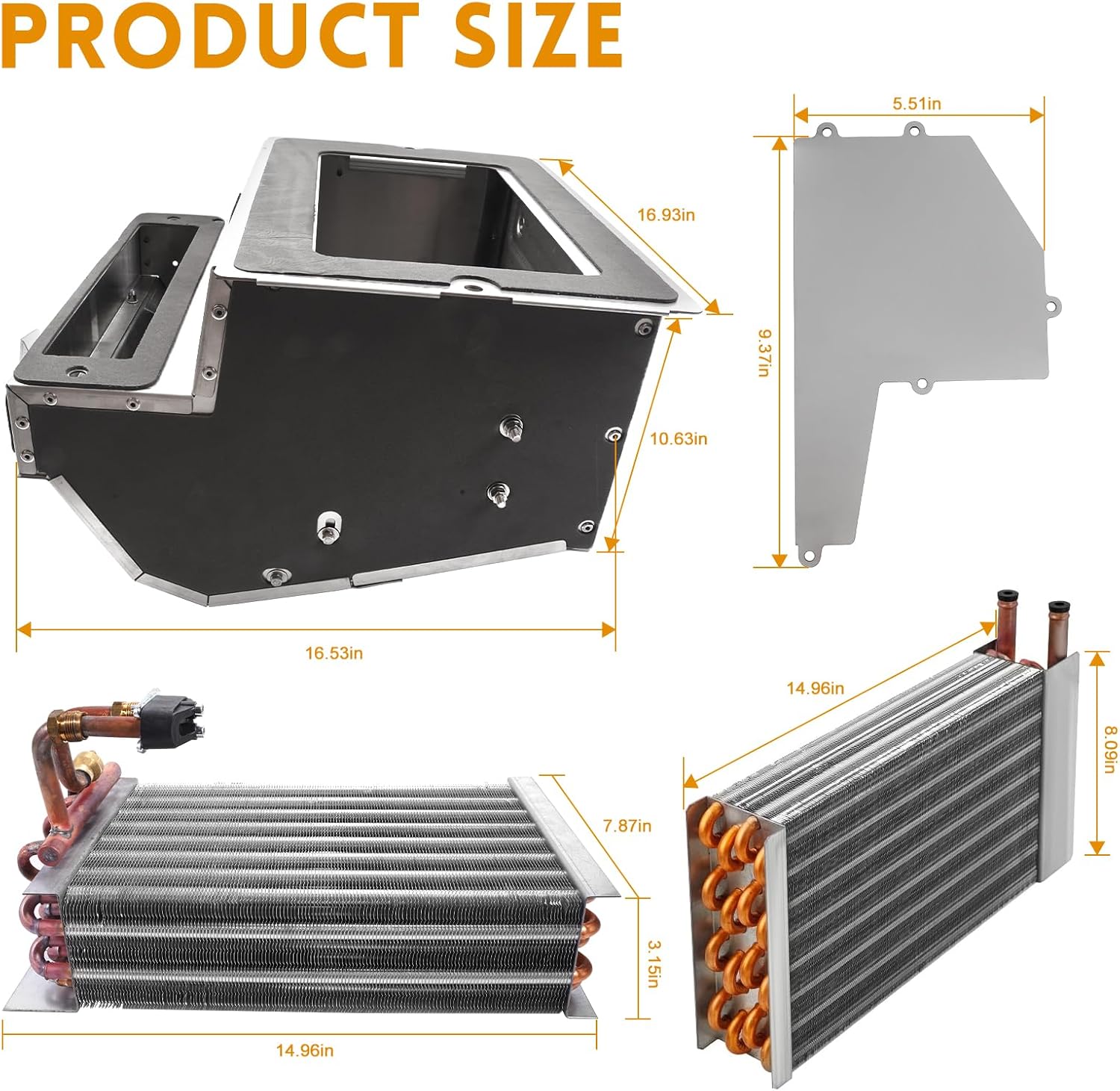 AC Heater Box Assembly Fit for Kenworth W900B, W900L, W900 Series, T600, T600B, T660, T800 Replaces# K1425351 F31-10361 F31-1064-11112