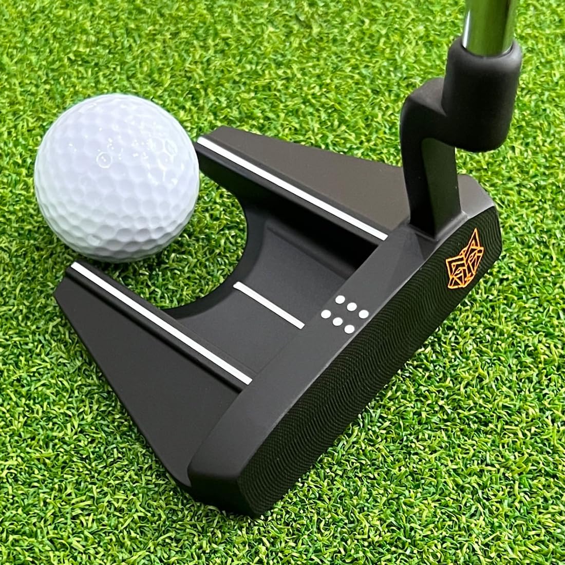 MAZEL Golf-Putter für Herren, rechte Hand, 89,9 cm, Double Bend Face Balance Mallet Putter MP-001,MP-002