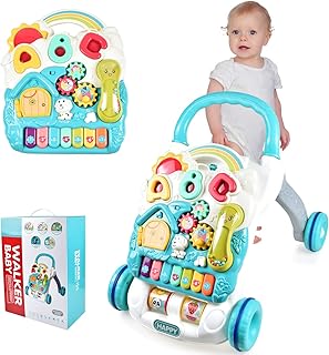 Dahuniu Baby Sit to Stand Toy Learn Walker Activity Center for Kids Lights and Sounds, Fun Musical Table, Gift for 9, 12, 18 Months, 1, 2 Year Old.
