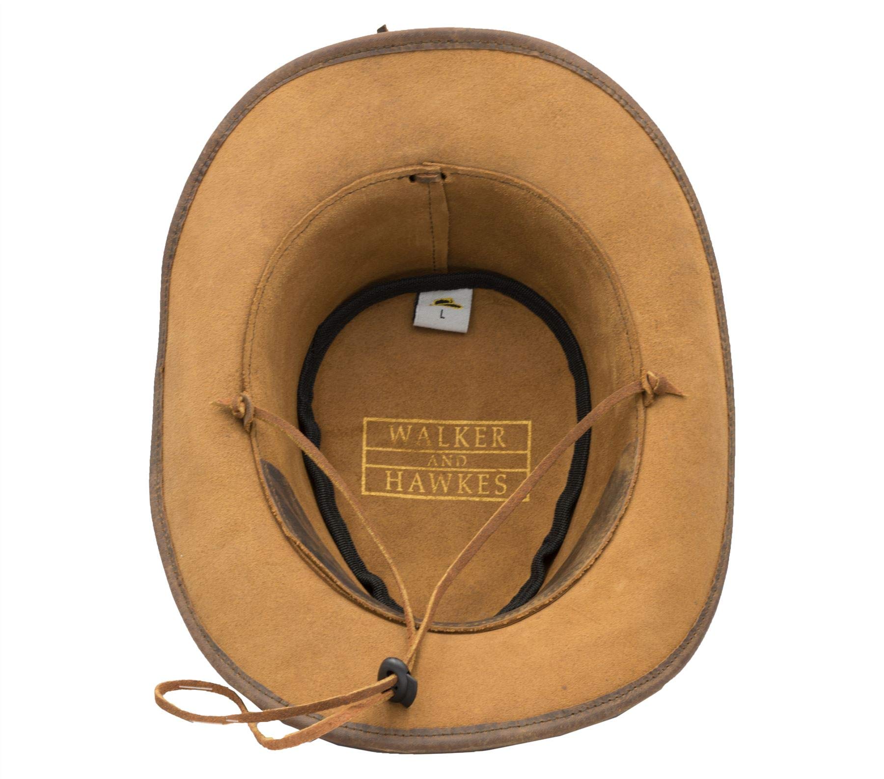 Walker and Hawkes Brisbane – Sombrero de piel de vacuno – Bicolor