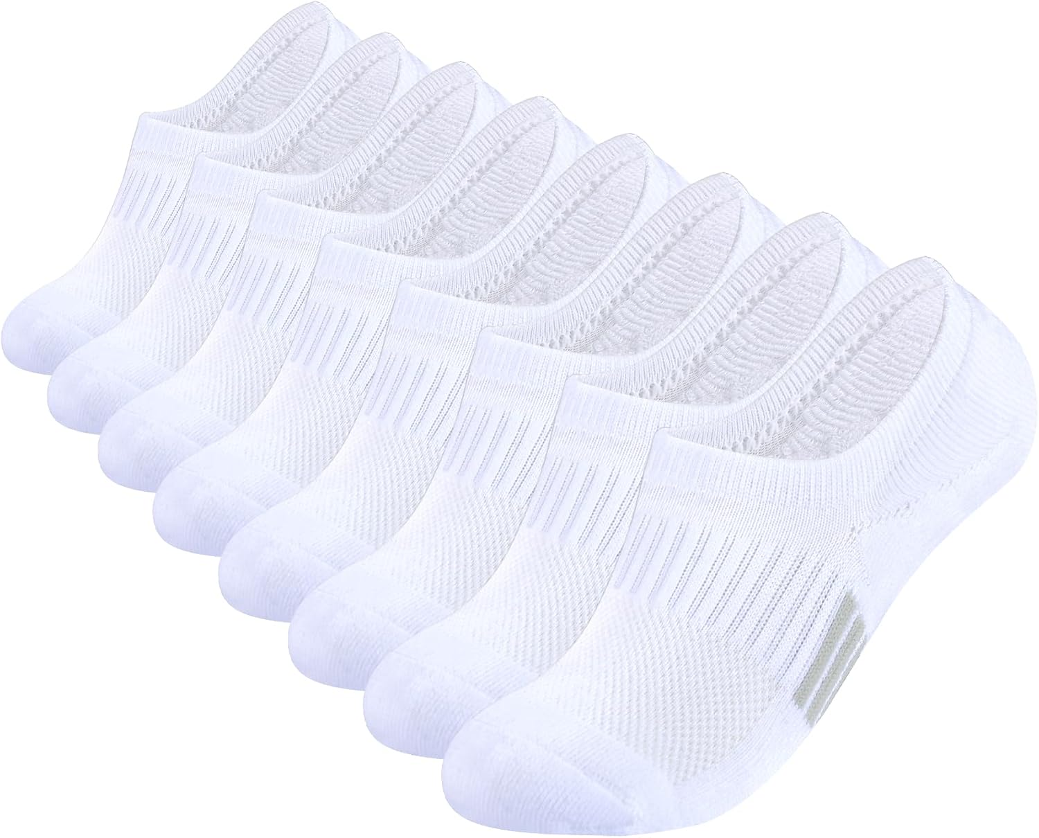 No Show Womens Cushioned Athletic Ankle Socks - Running Low Cut Socks 4/6 Pairs Size 5-11
